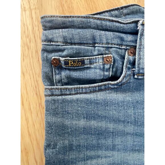 Polo Ralph Lauren Youth Size 14 Blue Straight Leg Jeans Denim Medium Wash - Picture 4 of 9